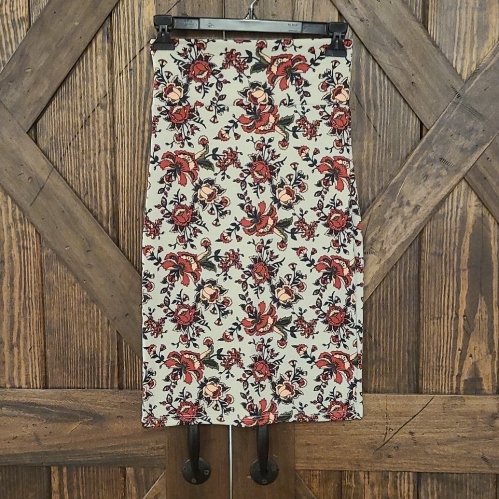 XS Agnes & Dora Pencil Skirt Mehndi Sprinkle